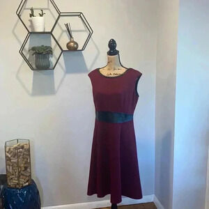 London Style Collection Mixed Media Dress